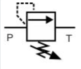 液壓溢流閥符號的表示方式