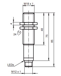 超聲波傳感器UB500-18GM75-E6-V15(圖2)
