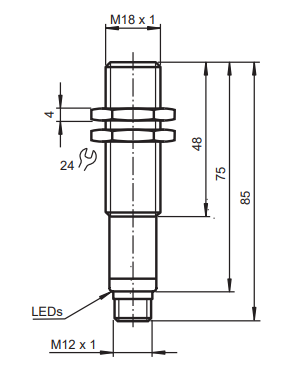 超聲波傳感器UB500-18GM75-I-V15(圖2)