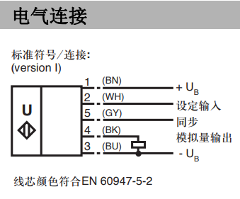 超聲波傳感器UB500-18GM75-I-V15(圖3)