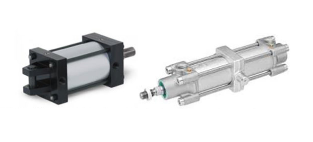 氣缸固定中心線、非中心線和樞軸中心線的安裝方式