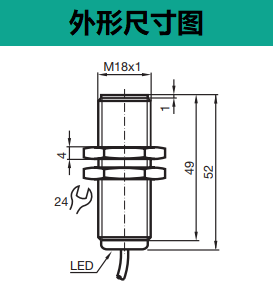 電感式傳感器 NBB5-18GK50-E0(圖2) 電感式傳感器 NBB5-18GK50-E0(圖2)