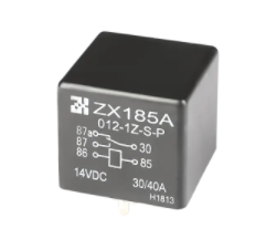 汽車繼電器阻塞如何實現的連通，汽車繼電器基本結構部件