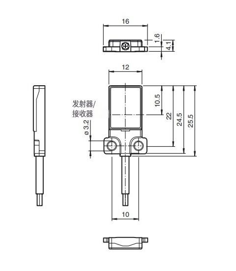 對(duì)射型光電傳感器OBE500-R3F-SE0-L（成對(duì)）(圖5)