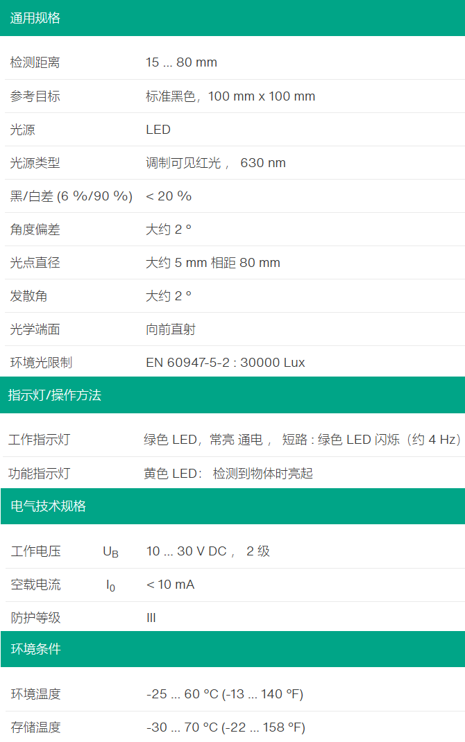 三角測量傳感器 (BGS)OBT80-R3-E0-P(圖2) 三角測量傳感器 (BGS)OBT80-R3-E0-P(圖2)
