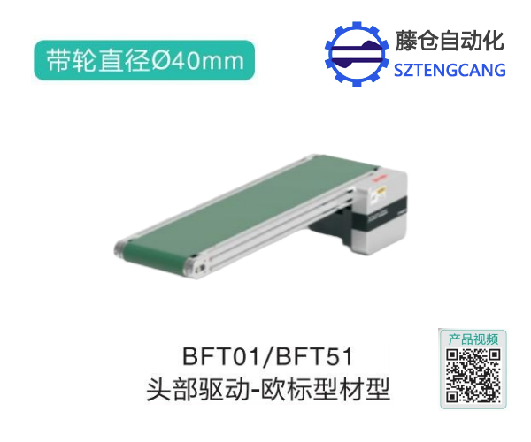 歐標型材型BFT01/BFT51頭部驅動氣力皮帶輸送機