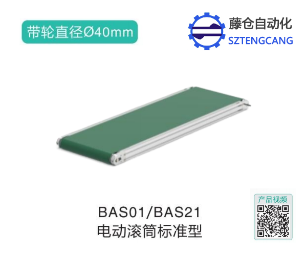 標準型BAS01/BAS21電動動力滾筒輸送機