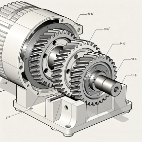 r系列斜齒輪減速機換齒輪/軸承的關鍵步驟與注意點？(圖1)